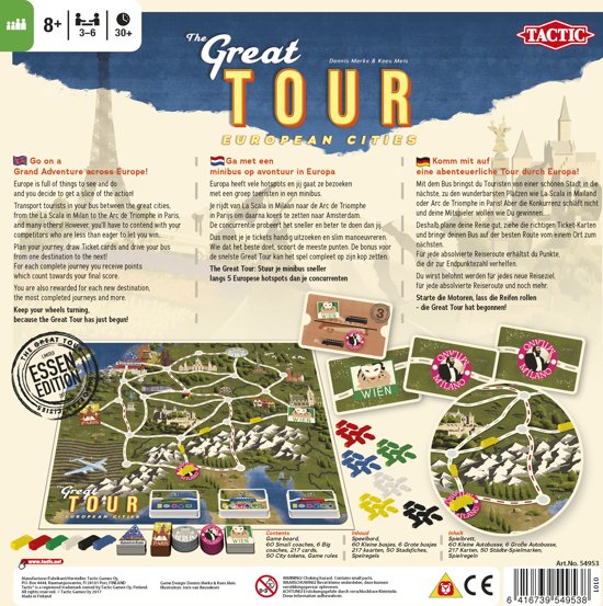 Thumbnail van een extra afbeelding van het spel The Great Tour Essen Edition