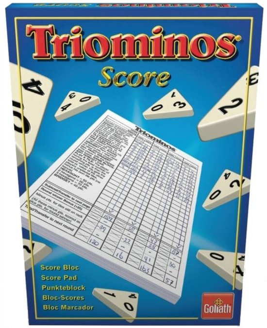 Afbeelding van het spel Goliath Triominos Scoreblok Wit