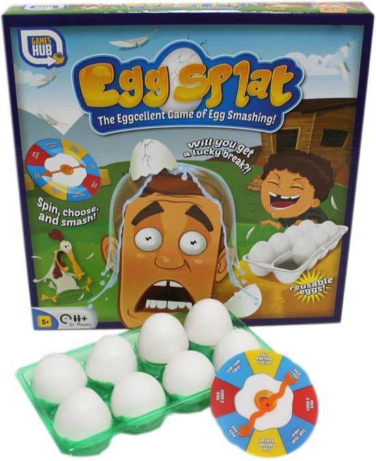 Thumbnail van een extra afbeelding van het spel Ei Splet Spel|Egg Splat Game|Spletterende Eieren Spel| Familie Spel | Gelukspel