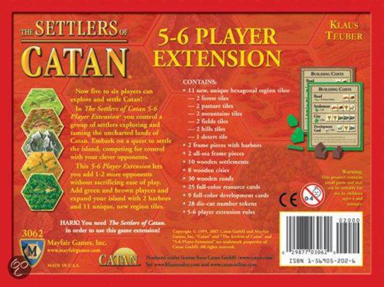 Thumbnail van een extra afbeelding van het spel The Settlers of Catan: 5-6 Player Extension