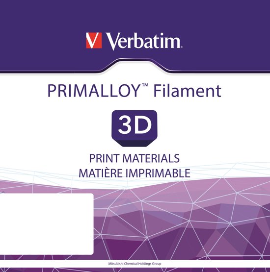 Verbatim 55507 3D Printer Filament PRIMALLOY 2.85mm 500g Zwart