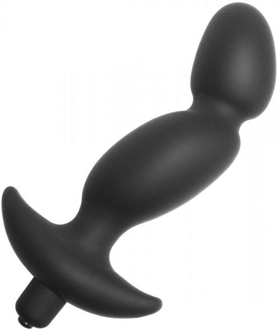 Siliconen Prostaat Vibrator - Zwart