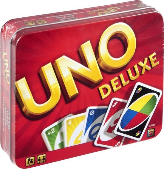 Thumbnail van een extra afbeelding van het spel Mattel Uno Deluxe Kaartspel