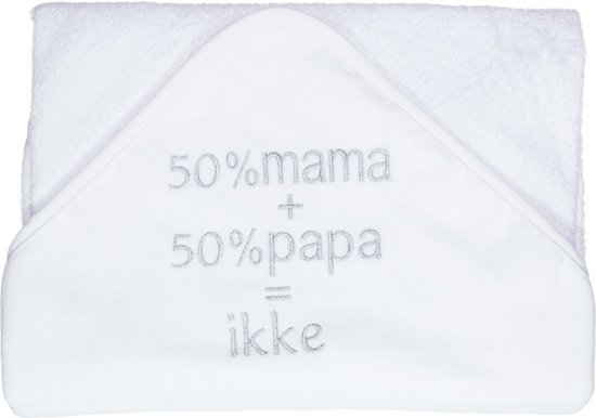 Badcape 50% papa + 50% mama = ikke
