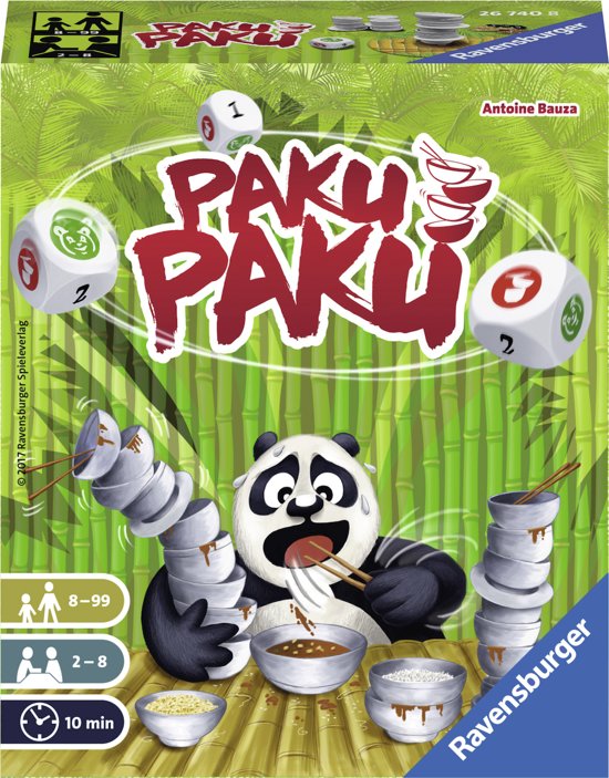 Afbeelding van het spel Ravensburger Paku paku - dobbelspel