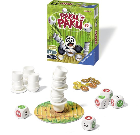 Thumbnail van een extra afbeelding van het spel Ravensburger Paku paku - dobbelspel