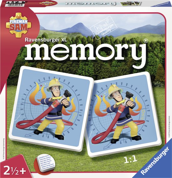 Afbeelding van het spel Ravensburger Fireman Sam XL memory®