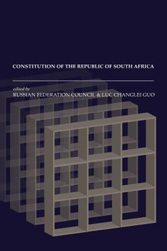 Constitution of the Republic of South Africa