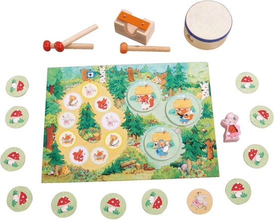 Thumbnail van een extra afbeelding van het spel Haba - Spel - Kling-klang-bos - Met Nederlandse handleiding