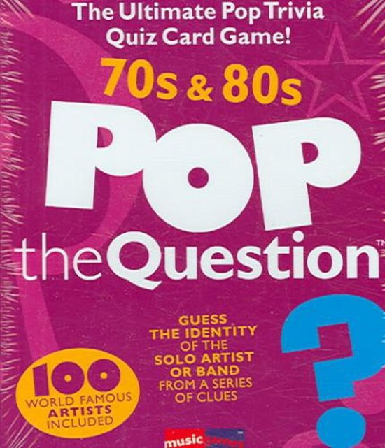 Afbeelding van het spel Pop the Question 70s & 80s