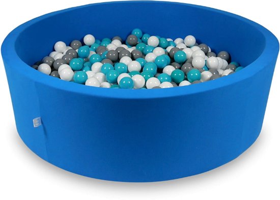 Ballenbak XXL - 700 ballen - 130 x 40 cm - ballenbad - rond blauw