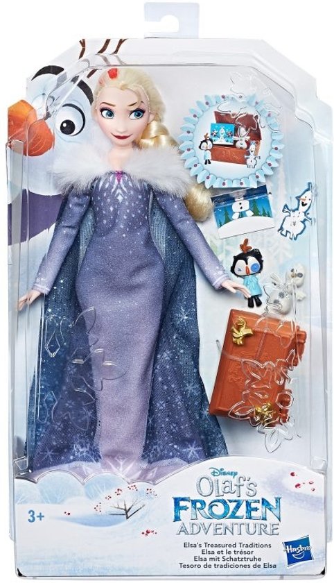Hasbro Disney Frozen Tienerpop Elsa Meisjes 28 Cm Blauw/grijs