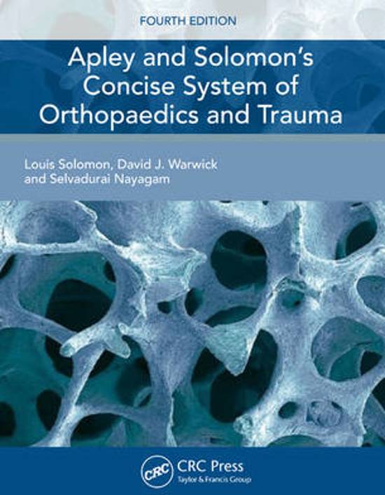 Apley and Solomon\'s Concise System of Orthopaedics and Trauma