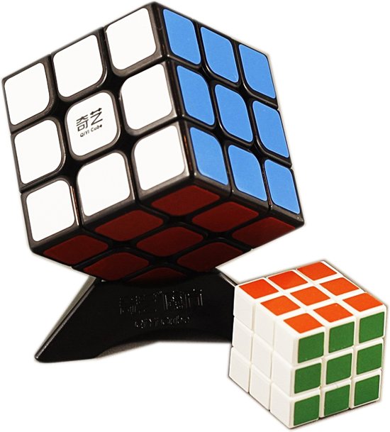 Afbeelding van het spel Rubik's cube| 2 in 1  rubiks kubus  (3X3) 5.6CM