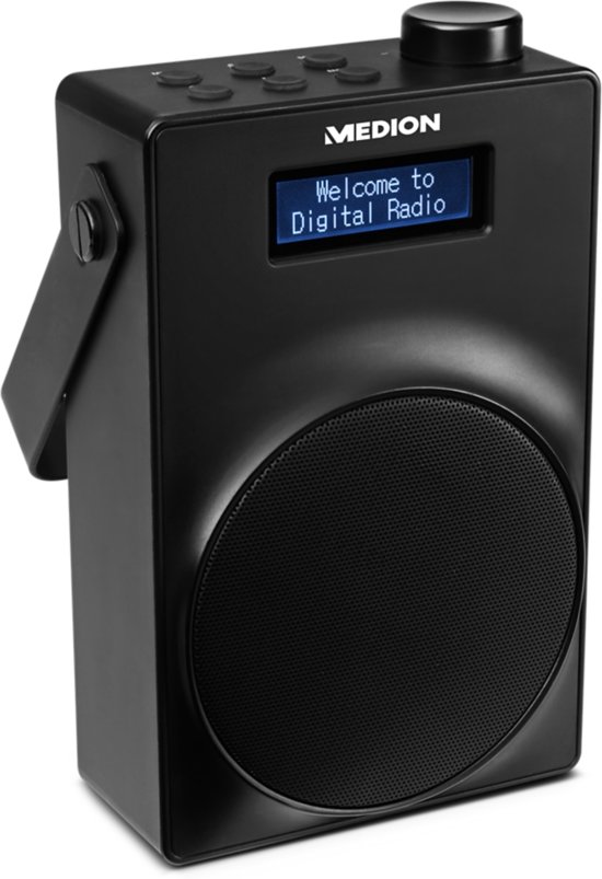 MEDIONÂ® LIFE E66880 Draagbare DAB+ Radio (zwart)