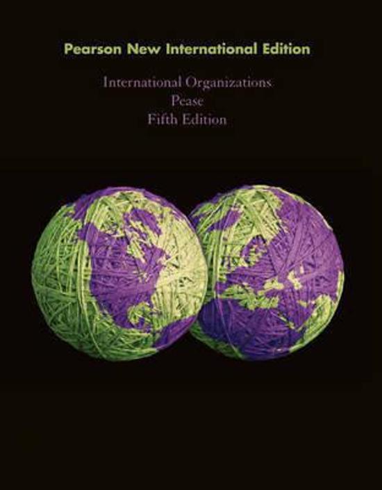 International Organizations: Pearson  International Edition