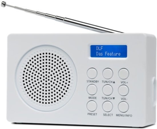 MEDIONÂ® LIFE E66320 Draagbare DAB+ Radio (wit)