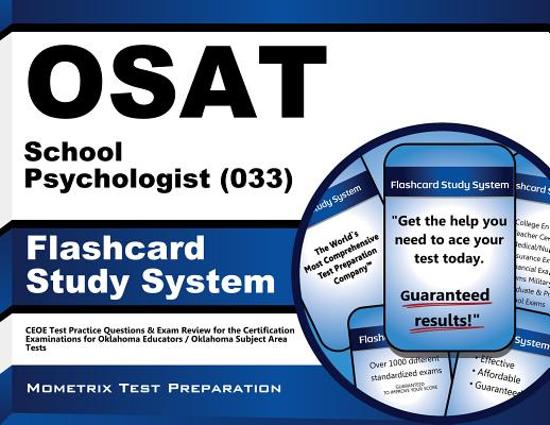 Thumbnail van een extra afbeelding van het spel Osat School Psychologist 033 Flashcard Study System