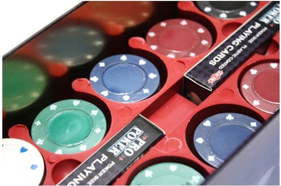 Thumbnail van een extra afbeelding van het spel Pro Poker Texas Hold em set - Kaartspel