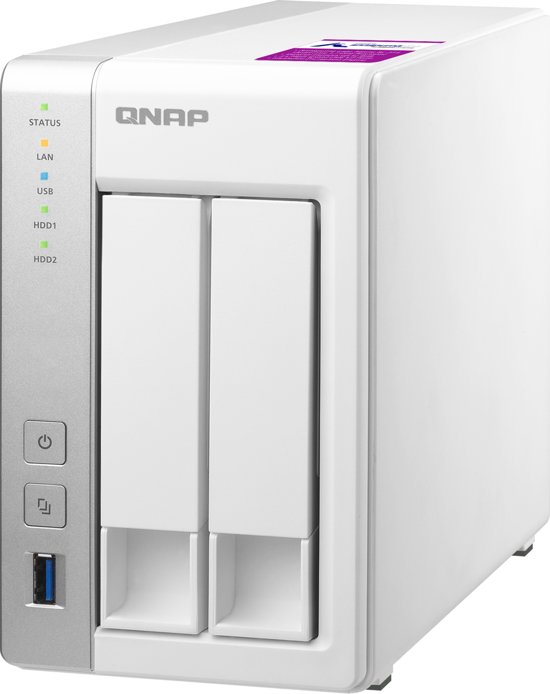 QNAP TS-231P2 (1GB RAM) - NAS - 0TB