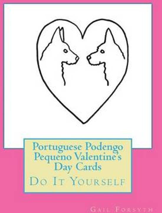 Afbeelding van het spel Portuguese Podengo Pequeno Valentine's Day Cards