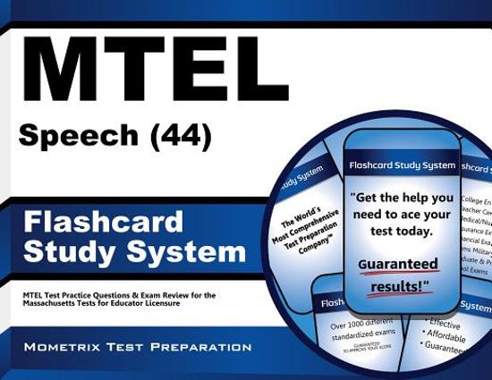 Afbeelding van het spel Mtel Speech 44 Flashcard Study System