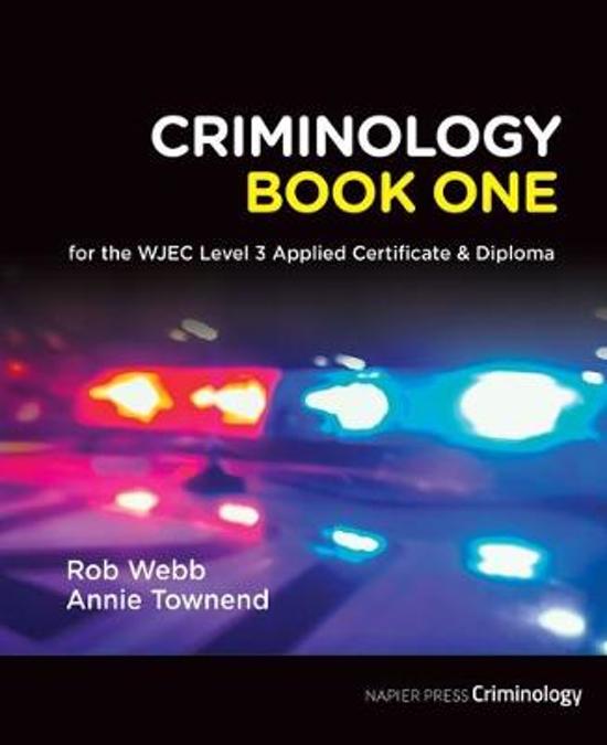 Summary Full Notes for Unit 3 Controlled Assessment - WJEC Applied Diploma in Criminology
