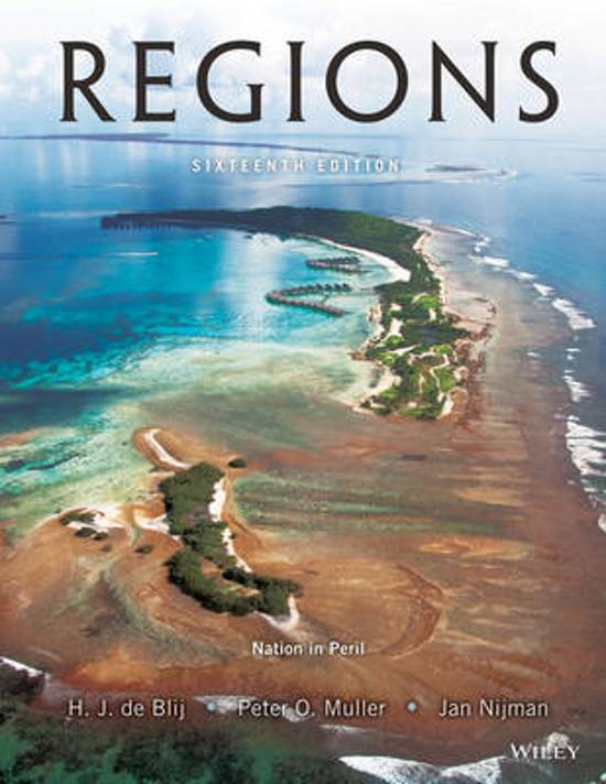 Samenvatting hoofdstuk 8 Sociale Regionale Geografie 