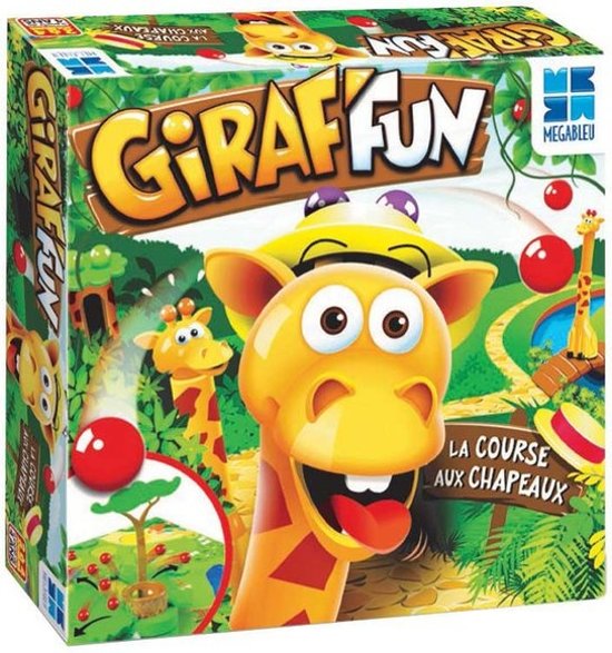 Thumbnail van een extra afbeelding van het spel Megableu Giraf Fun Kinderbordspel