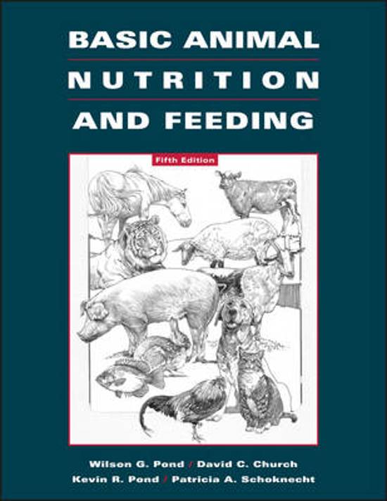 Animal Nutrition Exam 2 Study Guide
