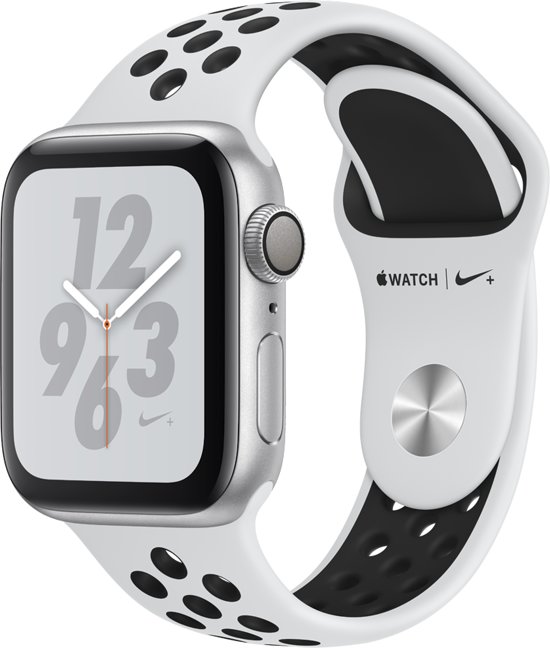 bol.com | Apple Watch Series 4 Nike - Smartwatch - Zilver - 40mm