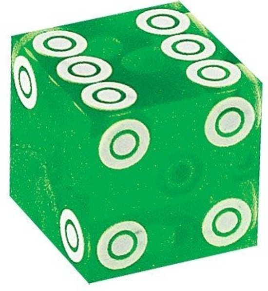 Afbeelding van het spel Dobbelsteen 19mm Bird Eye precisie Groen