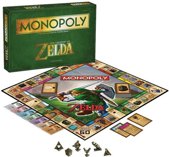 Thumbnail van een extra afbeelding van het spel Monopoly The Legend of Zelda - Bordspel