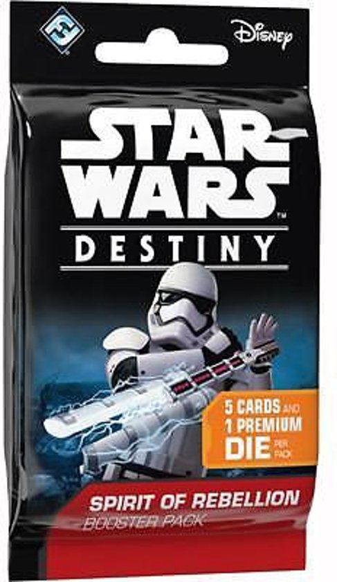 Thumbnail van een extra afbeelding van het spel 4x Star Wars Destiny: Spirit of Rebellion booster (4 Stuks)