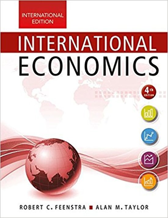 Summary "Feenstra & Taylor, International Economics, Internation edition, Ch 1-8