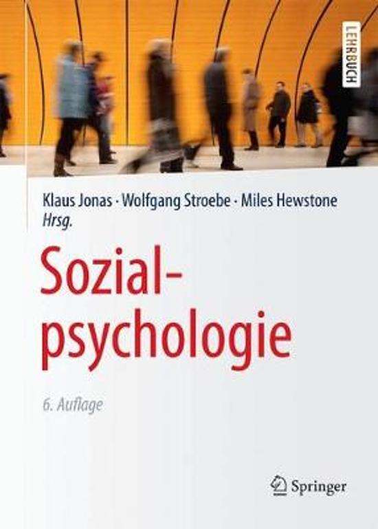 Semester Zusammenfassung Sozialpsychologie