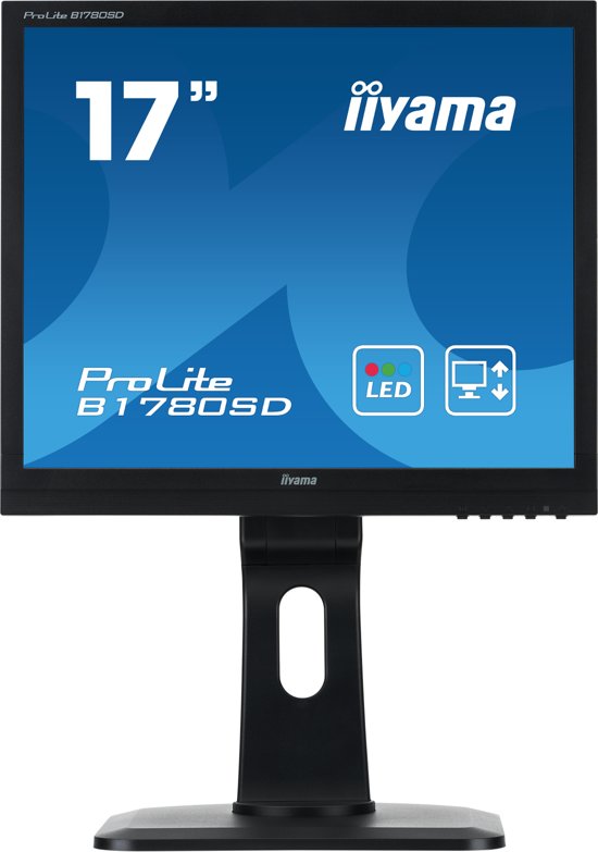 Iiyama ProLite B1780SD - Monitor / Zwart