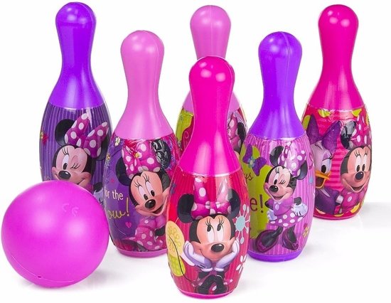 Afbeelding van het spel Minnie Mouse bowlingset 7-delig