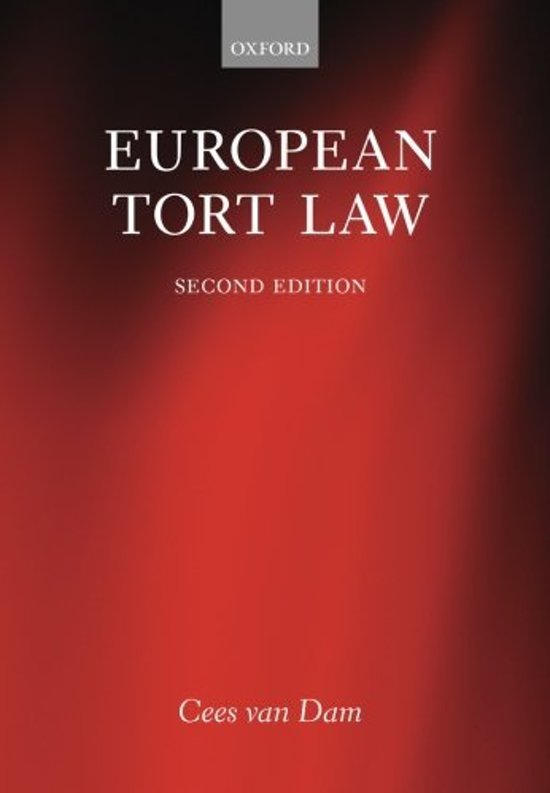 Van Dam - European Tort Law - Outline of the Book