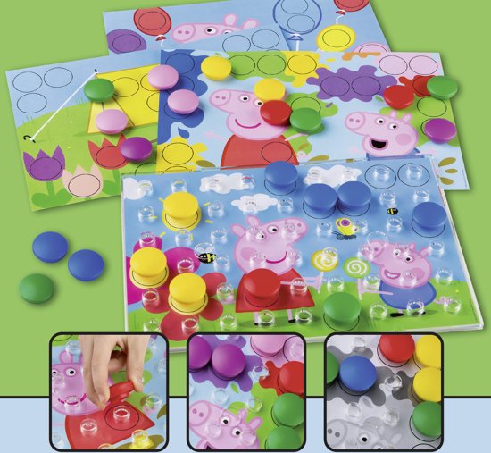 Thumbnail van een extra afbeelding van het spel Ravensburger Peppa Pig Colorino