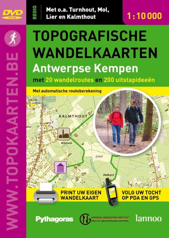 Topografische Wandelkaarten Vlaanderen / Antwerpse Kempen - Onbekend | 