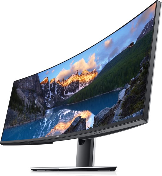 DELL U4919DW computer monitor 124,5 cm (49'') 4K Ultra HD LED Gebogen Zilver
