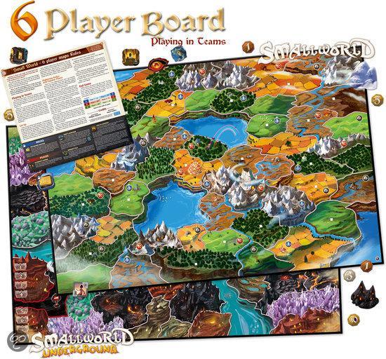 Thumbnail van een extra afbeelding van het spel Small World - 6-Player Board - Bordspel