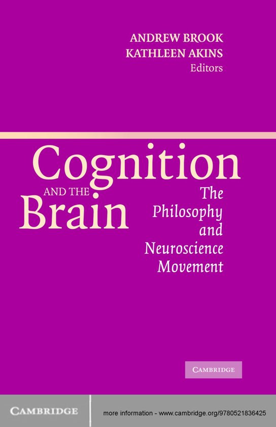 Cognition and the Brain