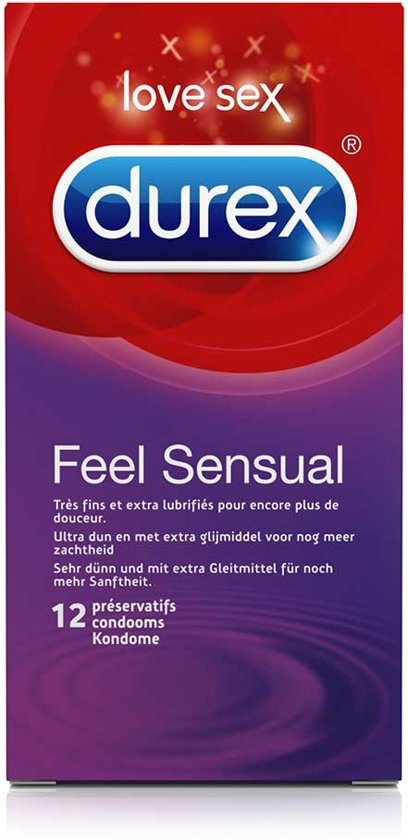 Durex Feeling Sensual Condooms 12 Condooms