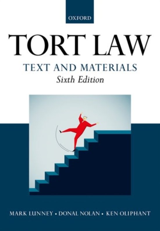 Law of Torts Revision Summaries