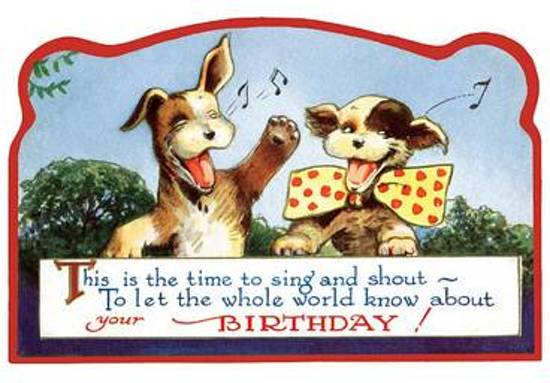Afbeelding van het spel Singing Dogs Birthday Greeting Cards