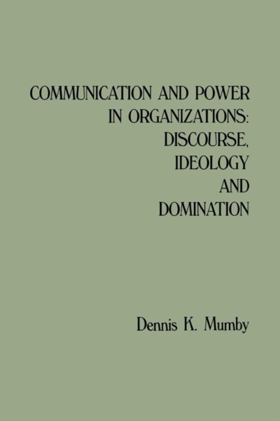 Communication and Organizations (CO) complete summary