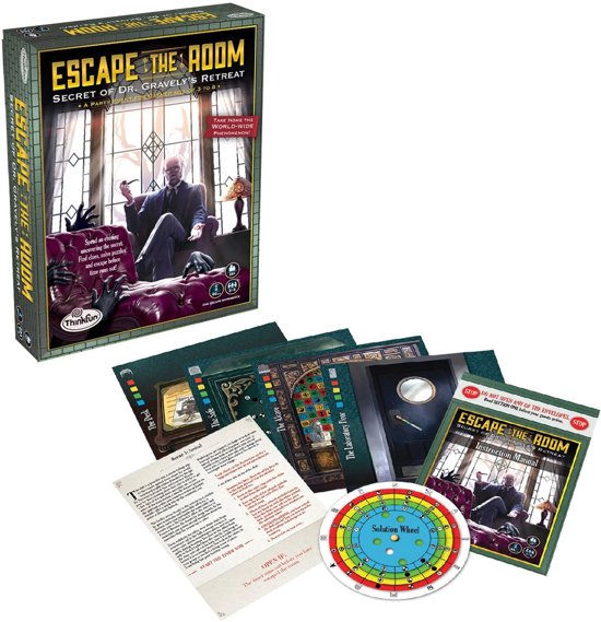 Afbeelding van het spel Thinkfun - Escape the room Dr. GRAVELY'S +13y. (English)