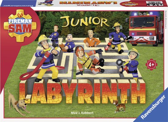 Afbeelding van het spel Ravensburger Fireman Sam junior Labyrinth - kinderspel